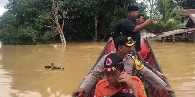 Banjir Menggenangi 5 Dusun di Samarinda, Lebih dari Seribu Rumah Terendam