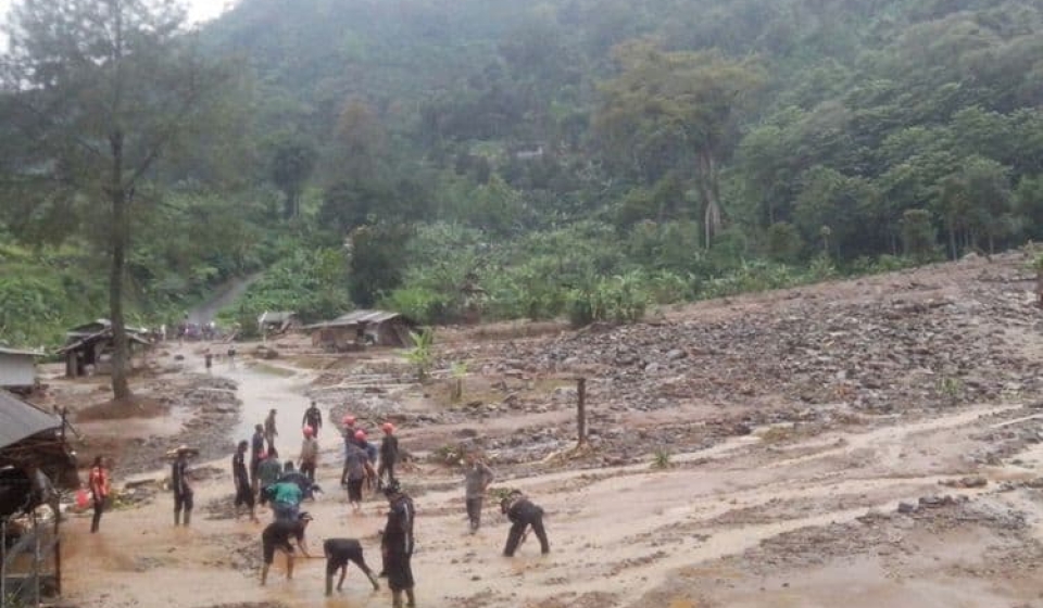 Banjir Bandang di Bogor, Akses Jalan Sukamakmur-Cianjur Terputus