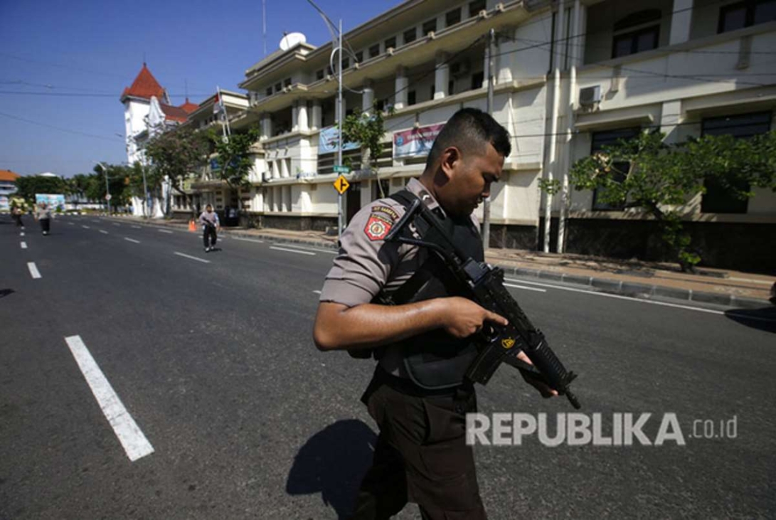 Keamanan Pintu Masuk Polda Metro Jaya Diperketat, Status menjadi Siaga I