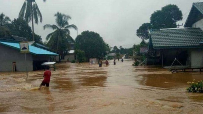 Sungai Kapuas Meluap, Tujuh Kecamatan Terendam