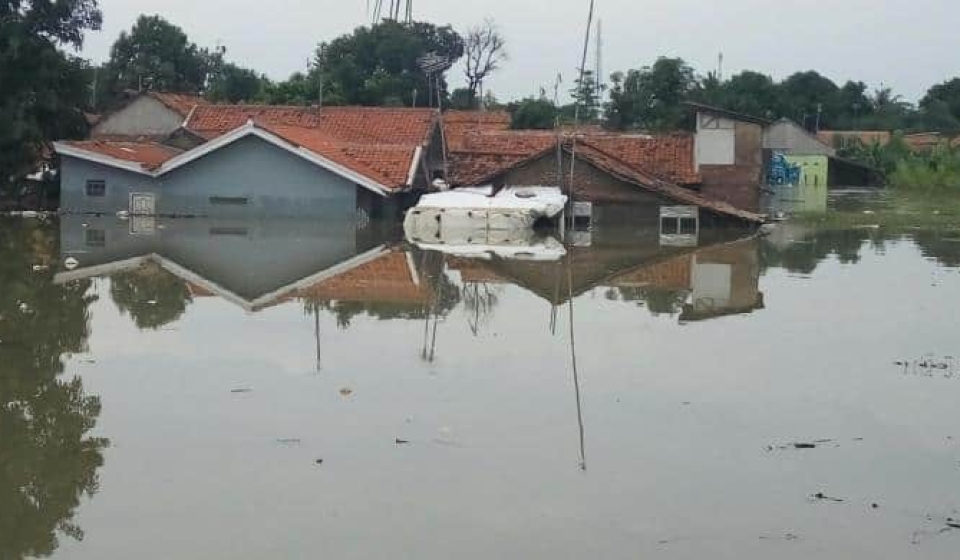 Debit Sungai Naik, Ribuan Rumah di Sintang Kalbar Terendam Banjir
