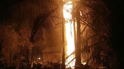 sumur minyak di Aceh meledak