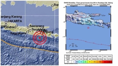 Malang Diguncang Gempa 5,2 SR